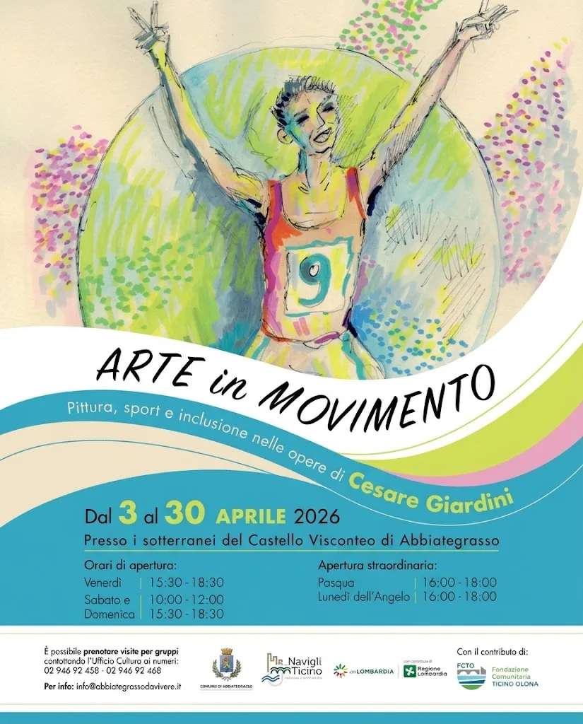 ARTE IN MOVIMENTO - Pittura, sport e inclusione nelle opere di CESARE GIARDINI