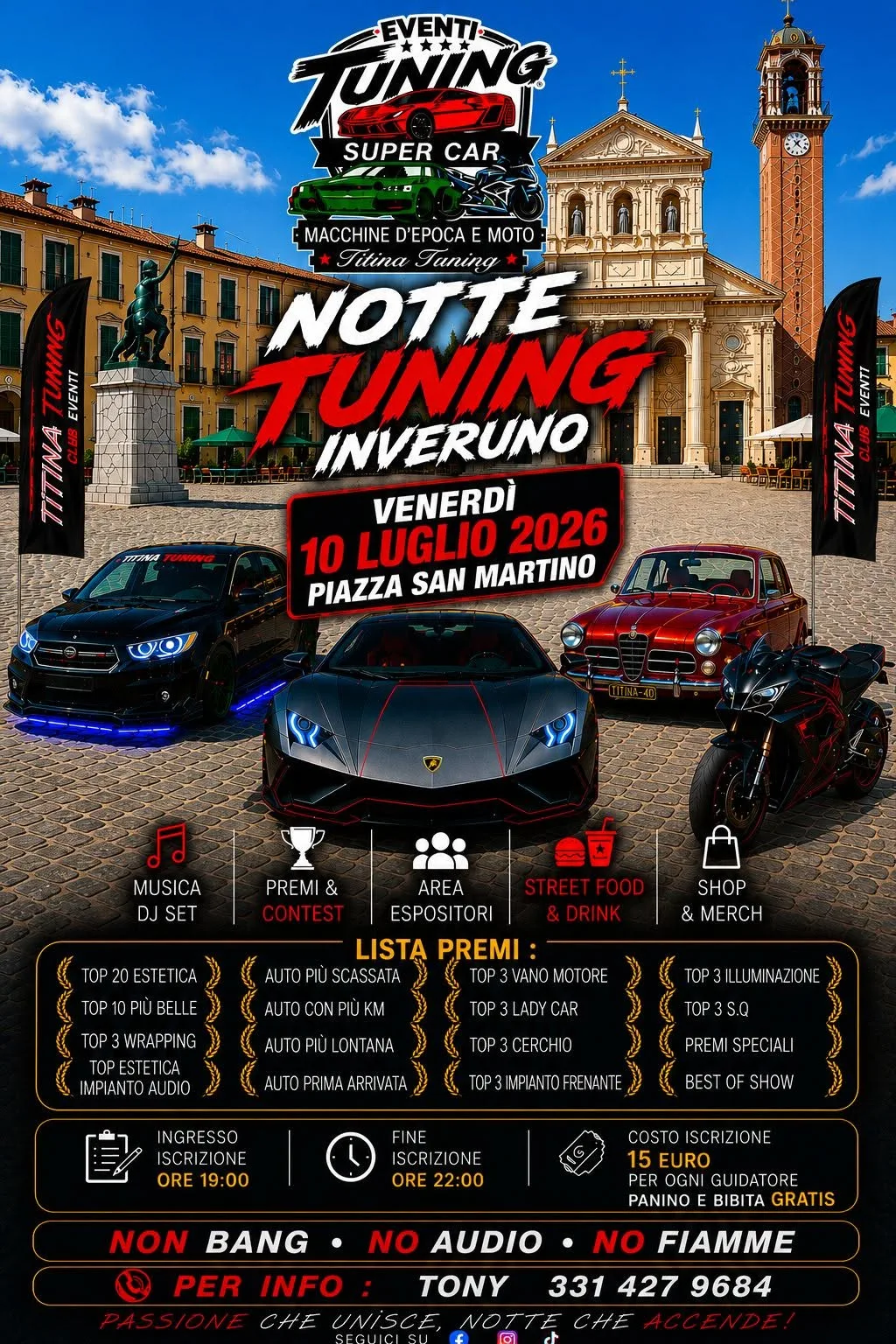 INVERUNO "ESTATE AL TORCHIO 2026" >> NOTTE TUNING