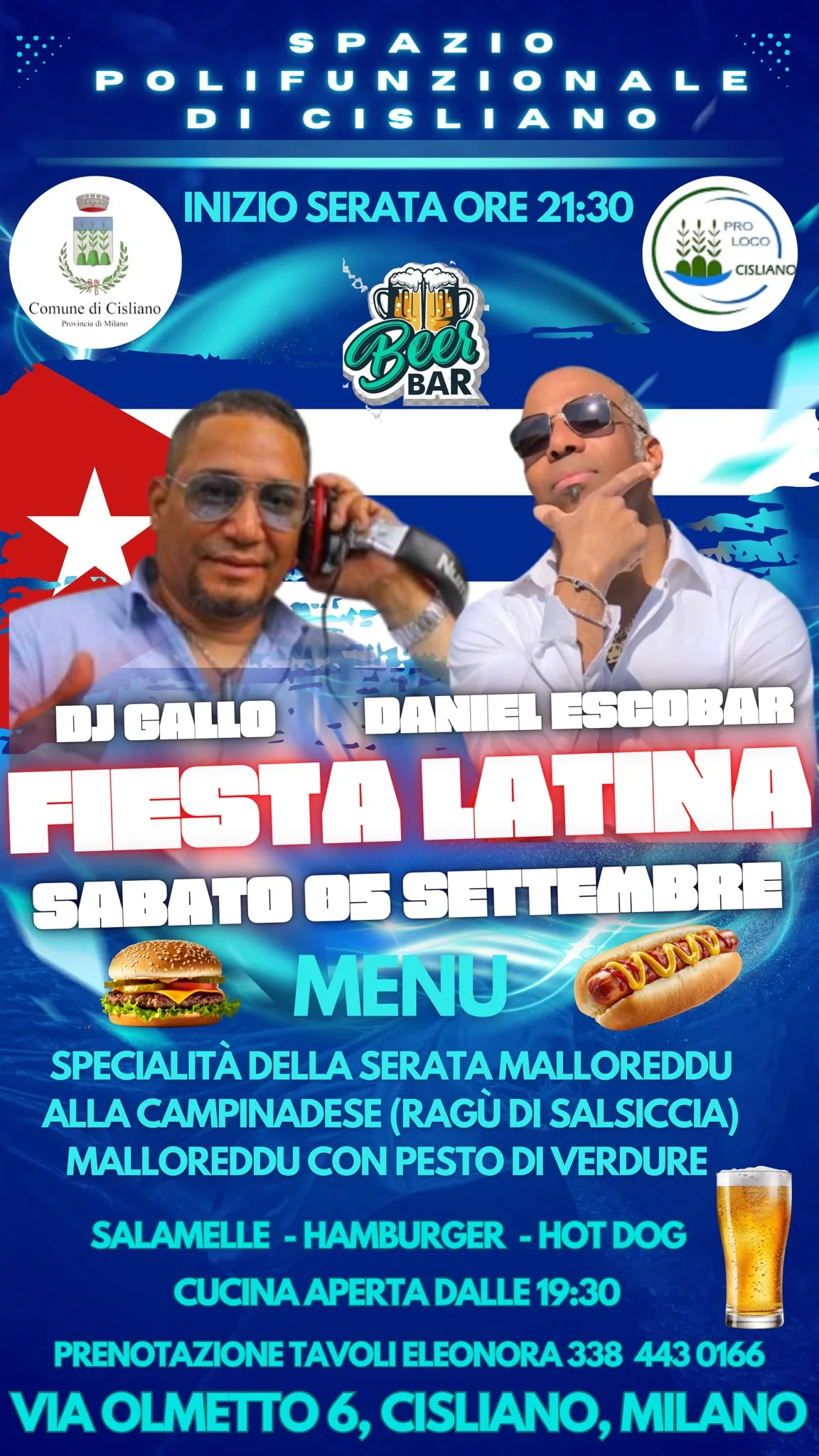 CISLIANO > FIESTA LATINA