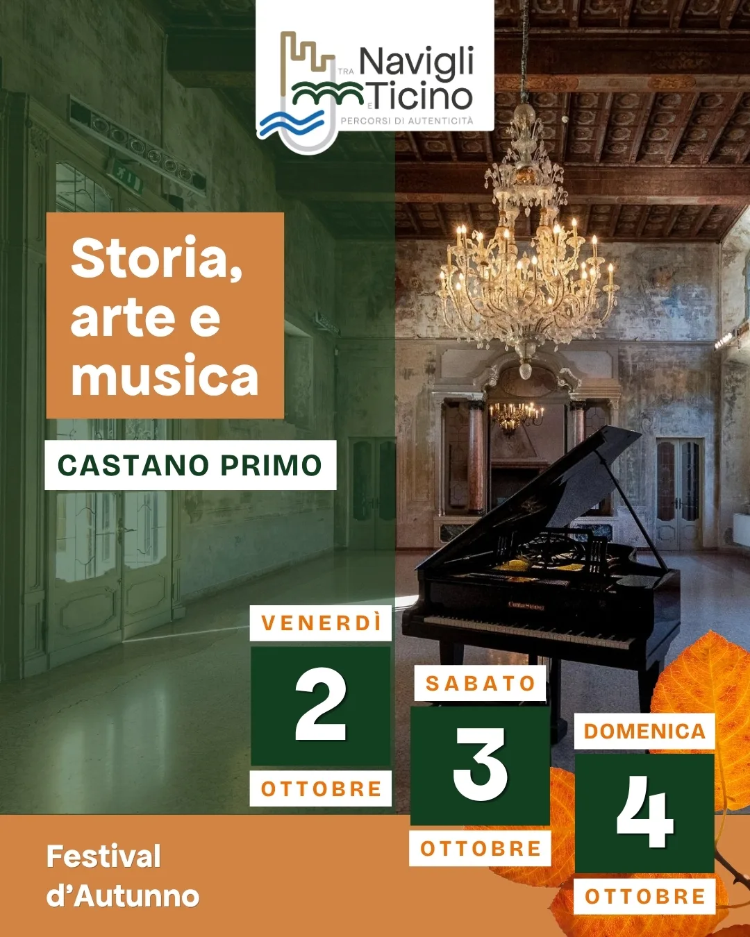 Festival d’autunno a Castsno Primo - Musica, Arte e visite a Villa Rusconi