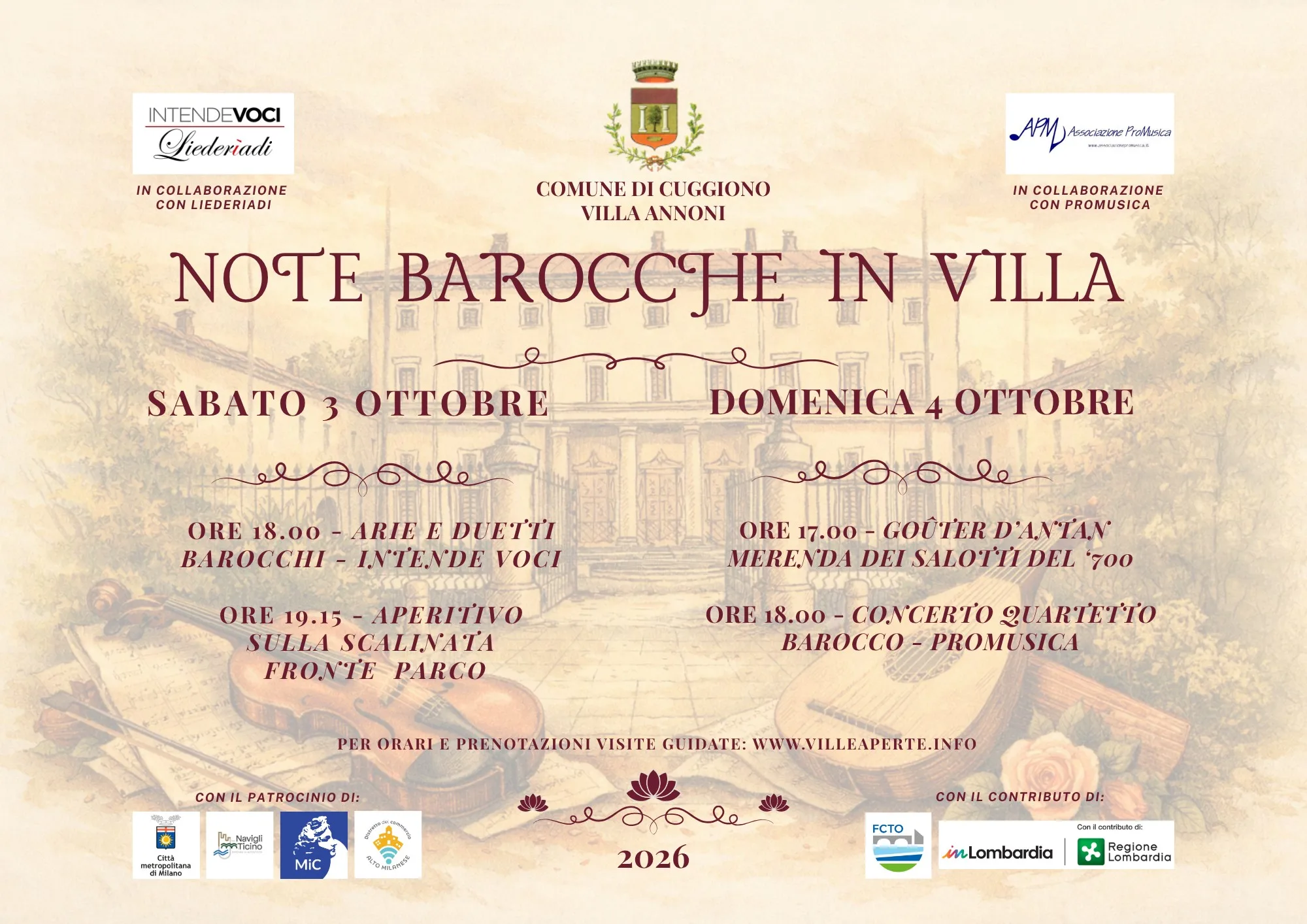 CUGGIONO > NOTE BAROCCHE IN VILLA